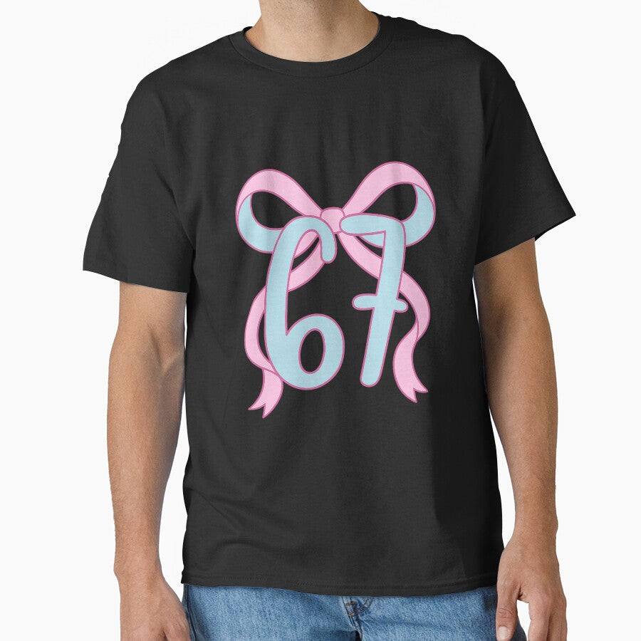 67 Coquette Bow Meme | Cute Pastel Aesthetic Funny Design by sssweetness