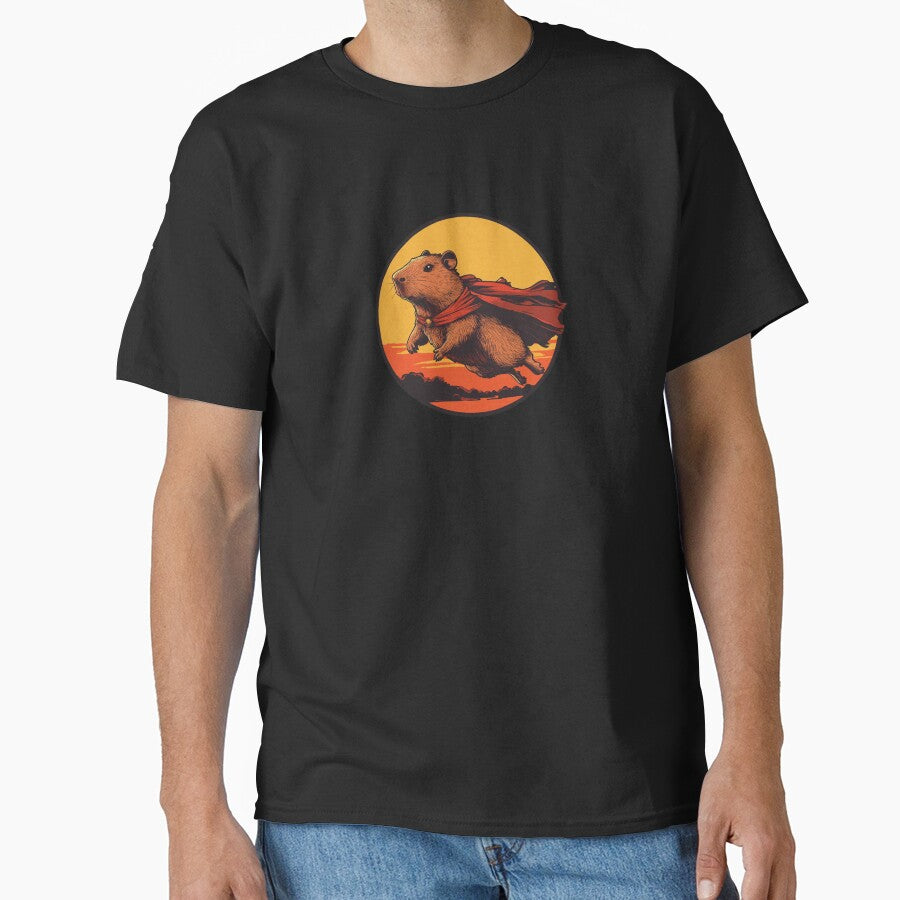 Super Capybara – The Flying Hero by ArtbyPatti
