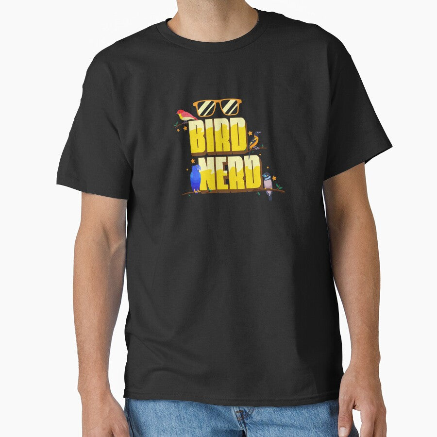 Bird Nerd Bird Watching Gift Ornithologist by StrongShirts