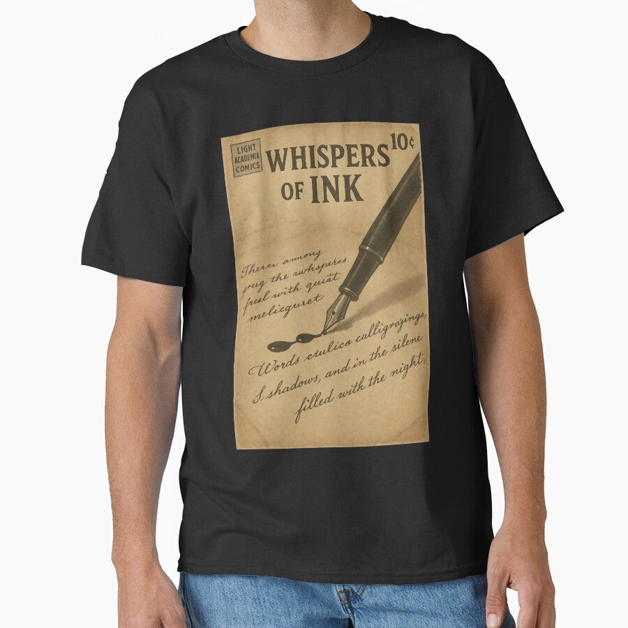 Poetic Light Academia: Whispers of Ink by bapupa