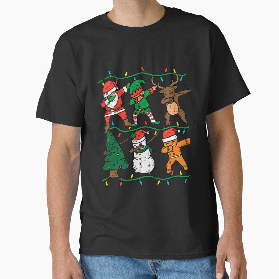 Dabbing Santa Elf For PJs Christmas, Gift For Men, For Women, For Kids by r1ffyemaki