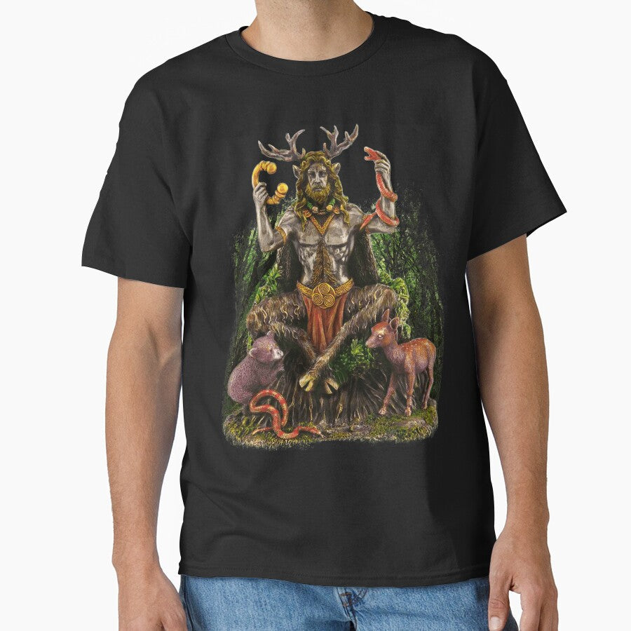 Cernunnos Celtic God Forest Scene by signsandsymbols Unisex