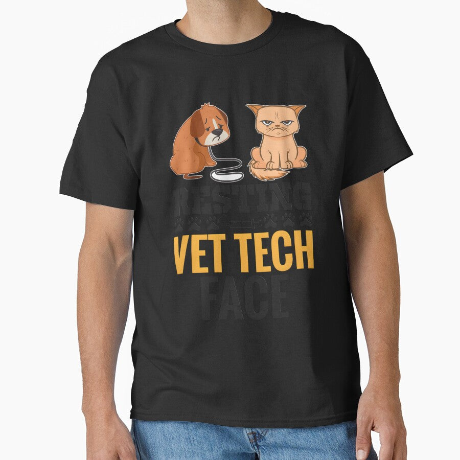 Resting Vet Tech Face – Funny Veterinarian by krxlqsxnxyy69