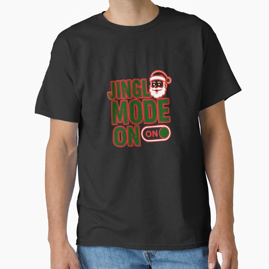 Jingle Mode On | Funny Santa Christmas Party Holiday Design by graphicnew