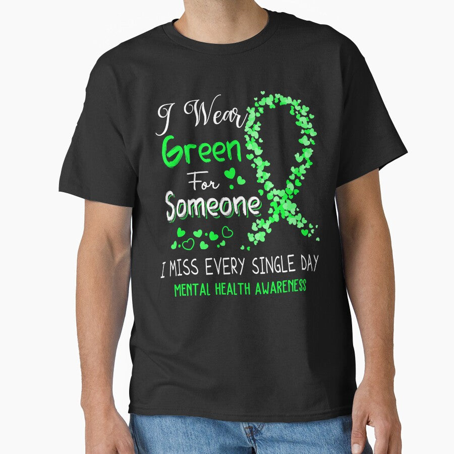 I Wear Green MENTAL HEALTH Awareness by GennieShop