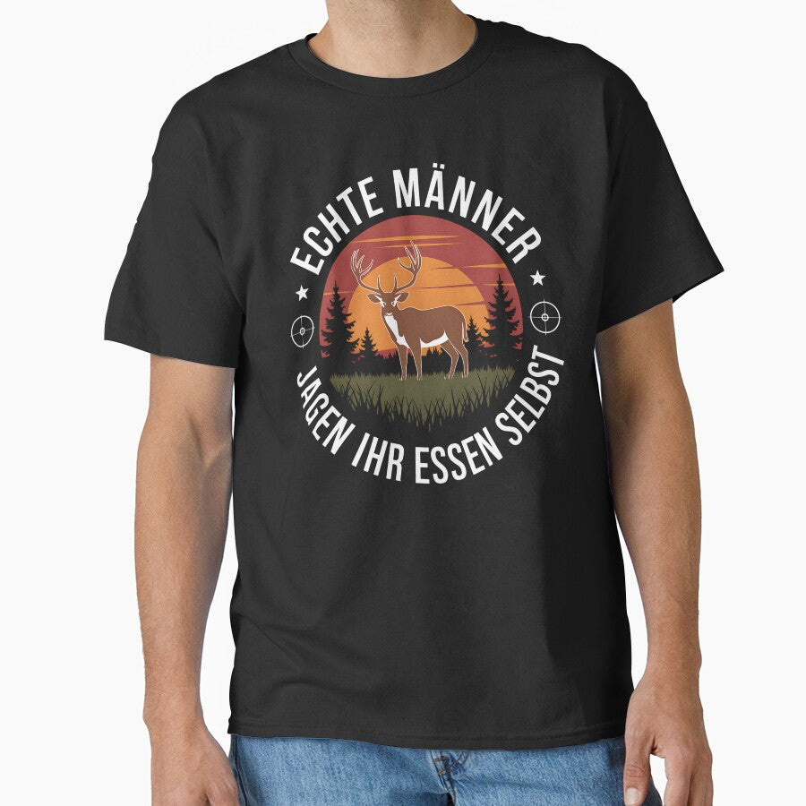 Deer hunting retro sunset hunter by Loona97
