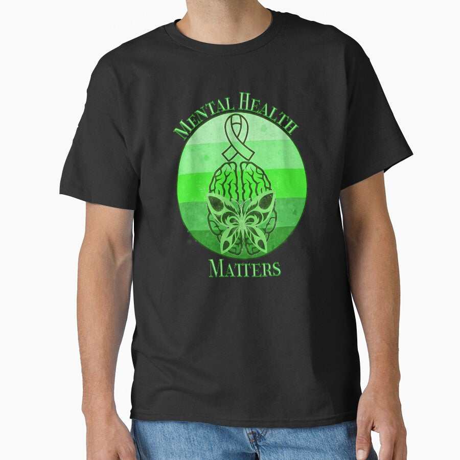 Mental Health Awareness Mental Health Matters Retro Sunset by MythikCreationz