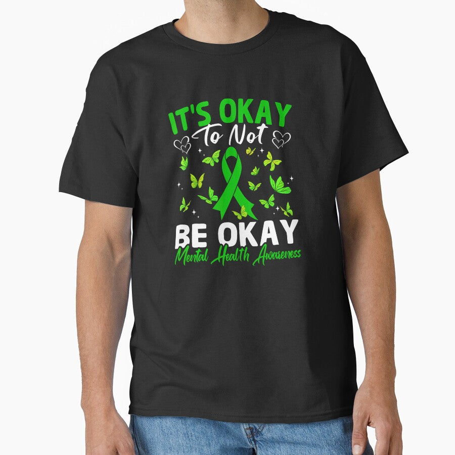 Mental Health Awareness Ribbon by Happycapyco