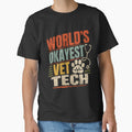 World's Okayest Vet Tech Veterinary Technician Animal Healthcare Professional by HumansStuck12