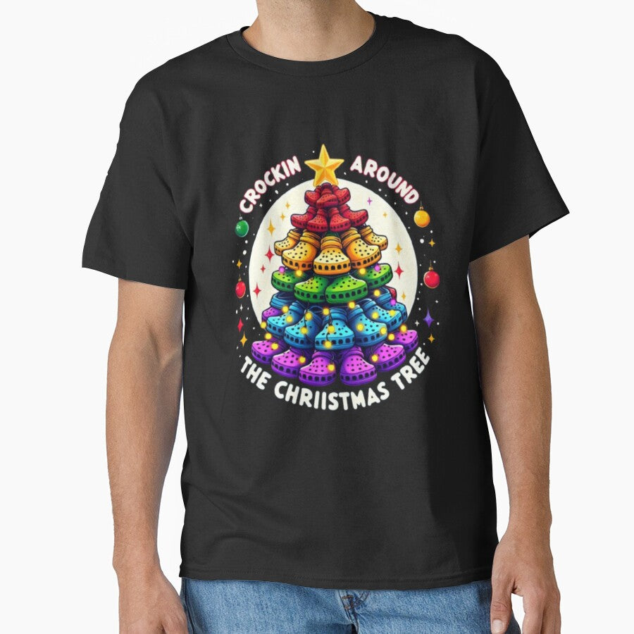 Crockin Around The Christmas Tree For Holiday Seaon, Gift For Women, For Kids by baaderman