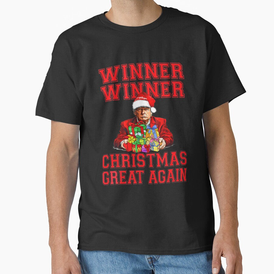 Winner Winner Christmas Great Again For Men, For Women, Humor Trump Gift by LordZaraki