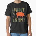 Camo Hunt The Grunt Hog Vintage Wild Boar Hunting Hunt Dad by ScottSlade