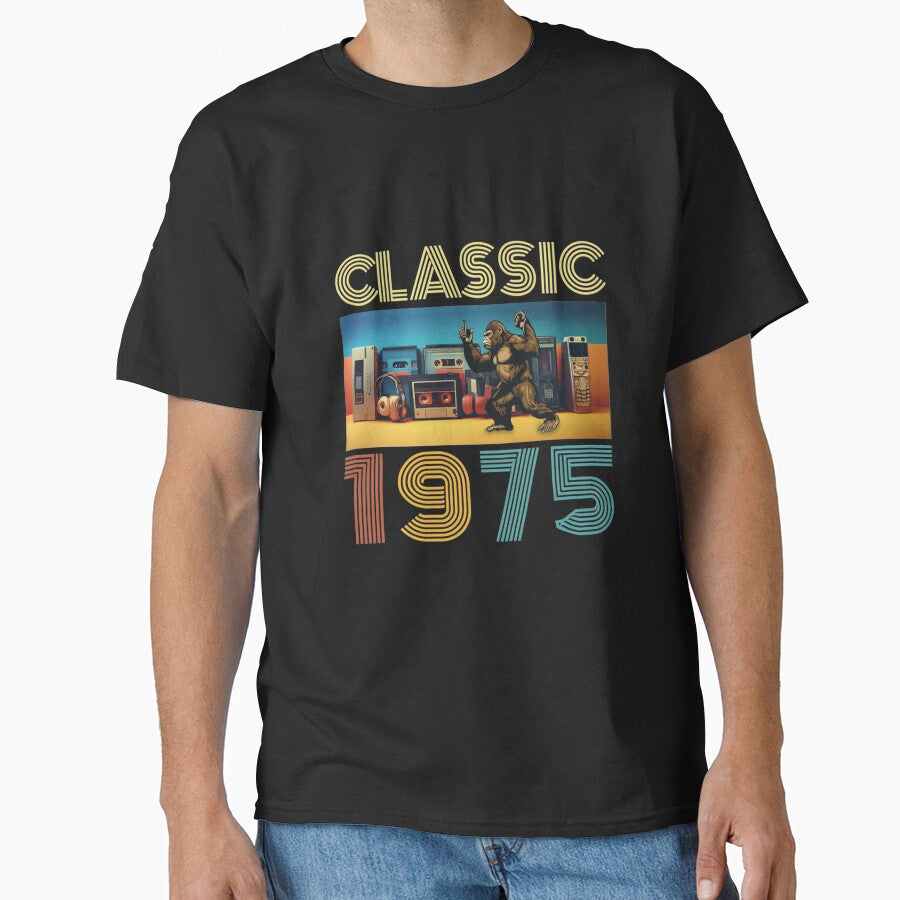 Classic 1975 – Vintage Sunset Mountain Retro Design by WHDProduction45