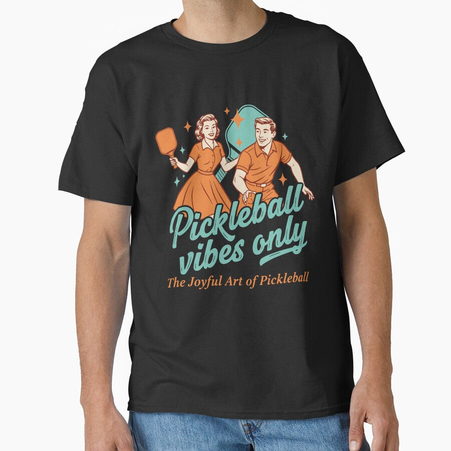 Pickleball Vibes Only Funny Player Pickle Ball by LuminOrb