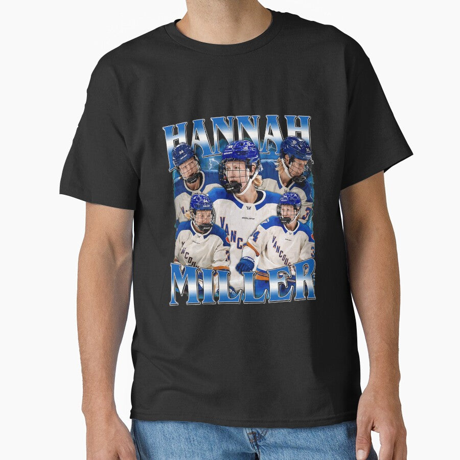 Retro Ice Hockey Player Fan by FrancesGu95988