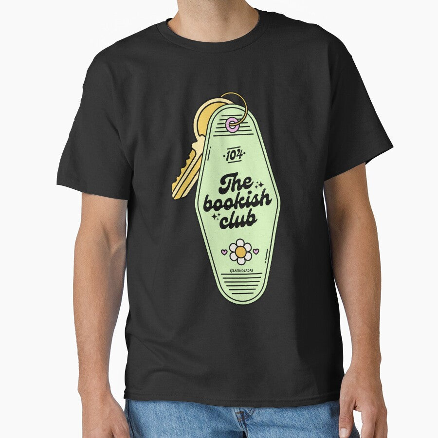The Bookish Club / Retro Motel Keychain Acid Green Trendy Bibliophile Merch Cute Kindle Decor Booktoker Reading Lover Quotes Slow Burn Tbr by Latinoladas