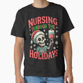 Nursing Through The Holidays – Christmas Nurse Skeleton Design by ClinicalHubs