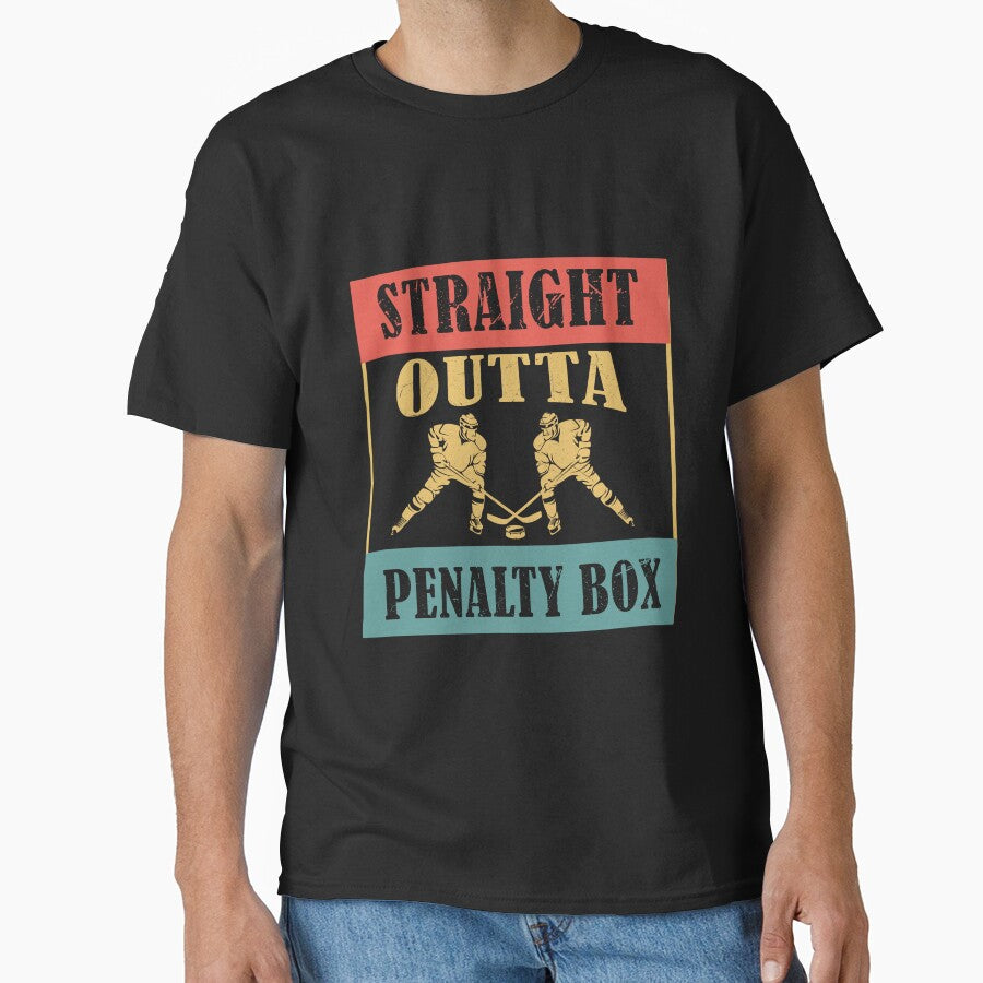Ice Hockey Player Gift Straight Outta The Penalty Box by ImmanuelMcmahon