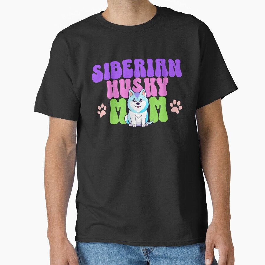 Siberian Husky Mom - Cute Dog - Dog Mom by BlueCoastPOD