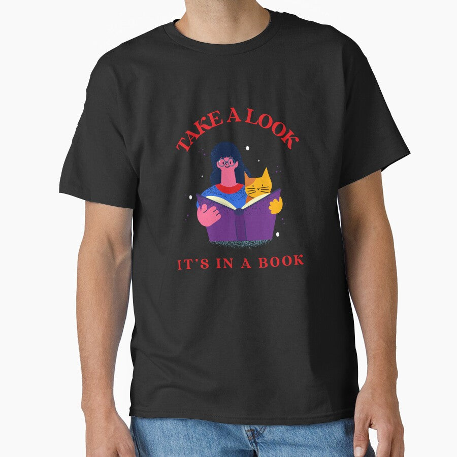 take a look its in a book - girl and cat reader by HippoInkStudio