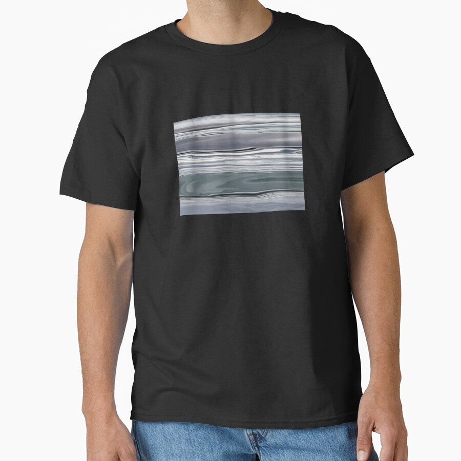 Ocean Abstract Horizontal Stripes Beachy Vibes Beach House Décor Art 11 of 20 by Beachy