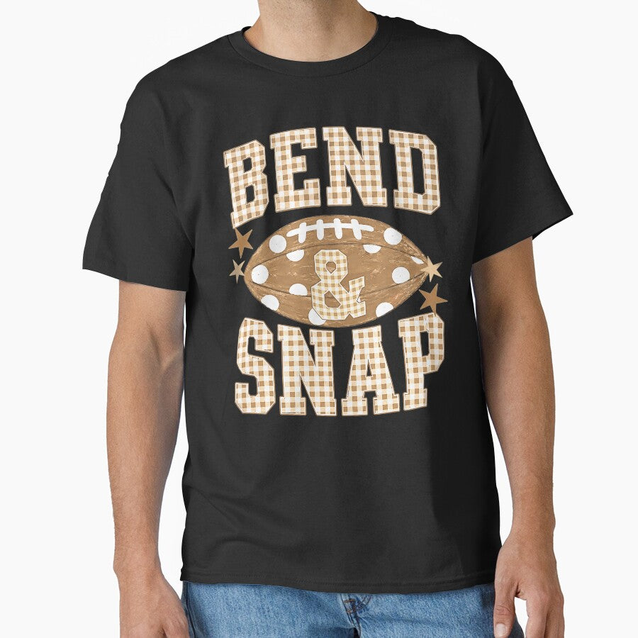 Bend and Snap Retro Gingham Polka Dots Football Game Day Comfort Colors Crop Top by tshirtsmk