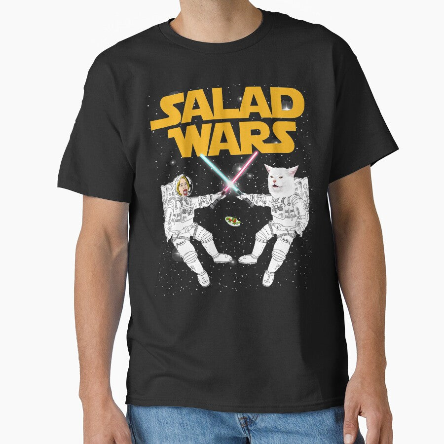 Salad Wars Woman Yelling at Confused Cat Meme by CelestialHCO