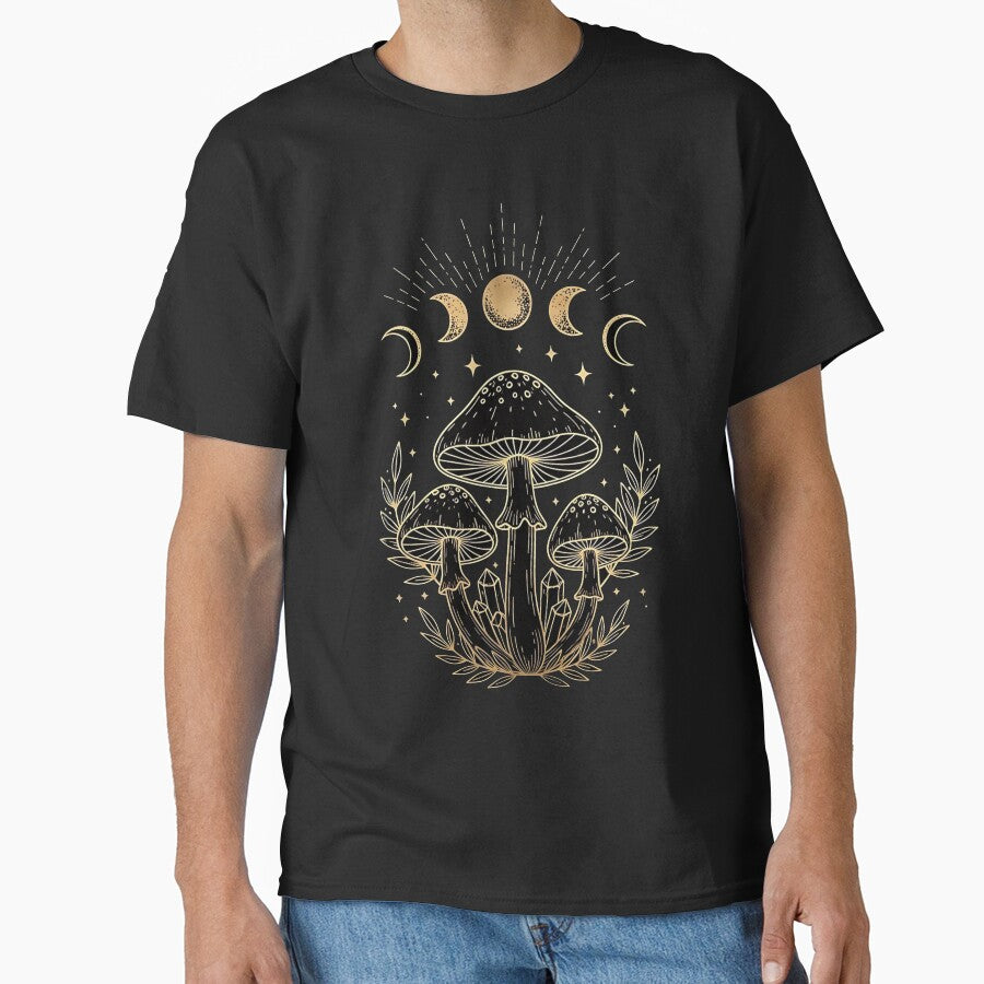 Goblincore Mushroom Cottage Aesthetic Shirt – Whimsical Fairycore Tee by wabeen