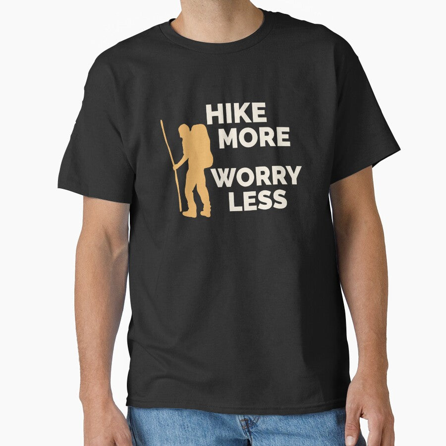 Fall: Hike more worry less by AlfredsTees