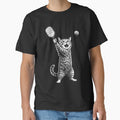 Vintage Pickleball Cat by gunaone-design