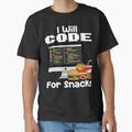 I WILL CODE FOR SNACKS - PROGRAMMER GIFT by KEF Custom