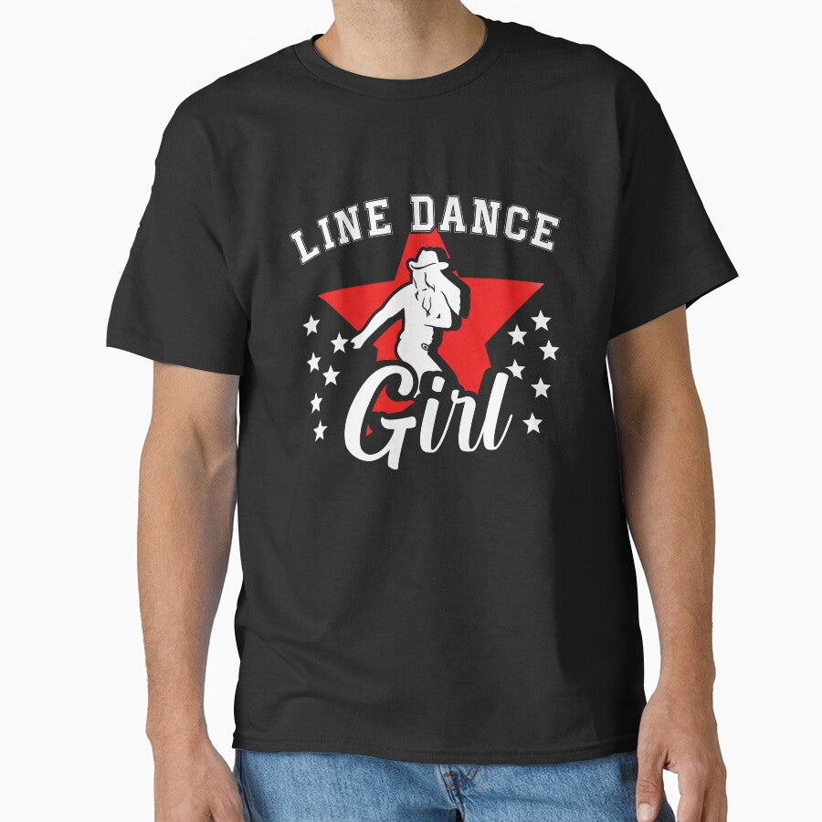 Line Dance Girl Line Dancing Country Western Music Cowgirl by TomGiantDesigns