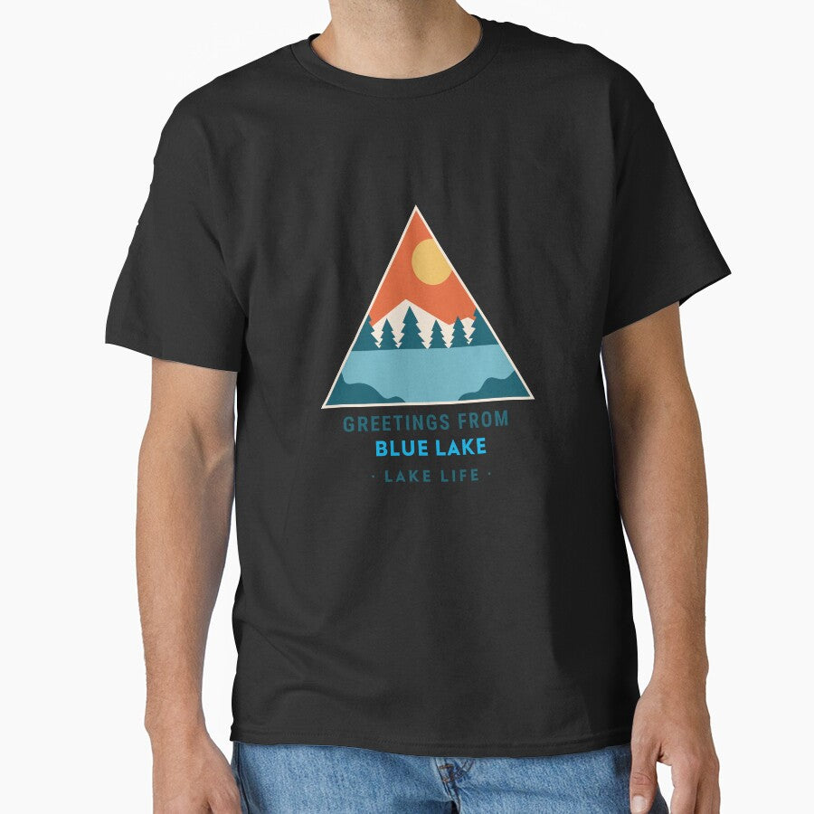 Lake Life - Greetings From Blue Lake by ThreadMosaicCo