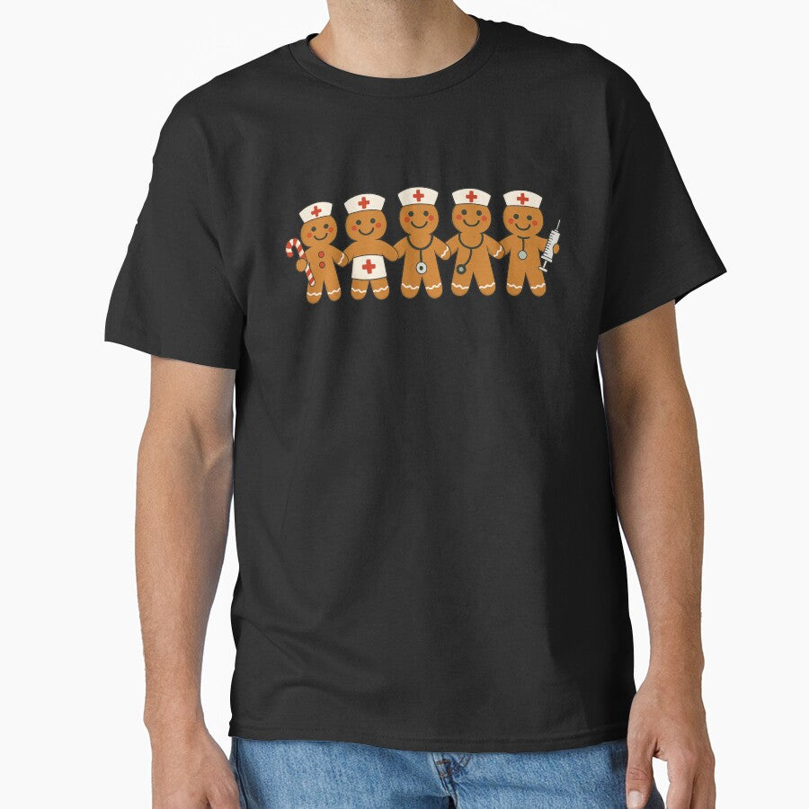 Funny Nurse Christmas Gingerbread Men RN Medical Staff Gift by haitrieuic96