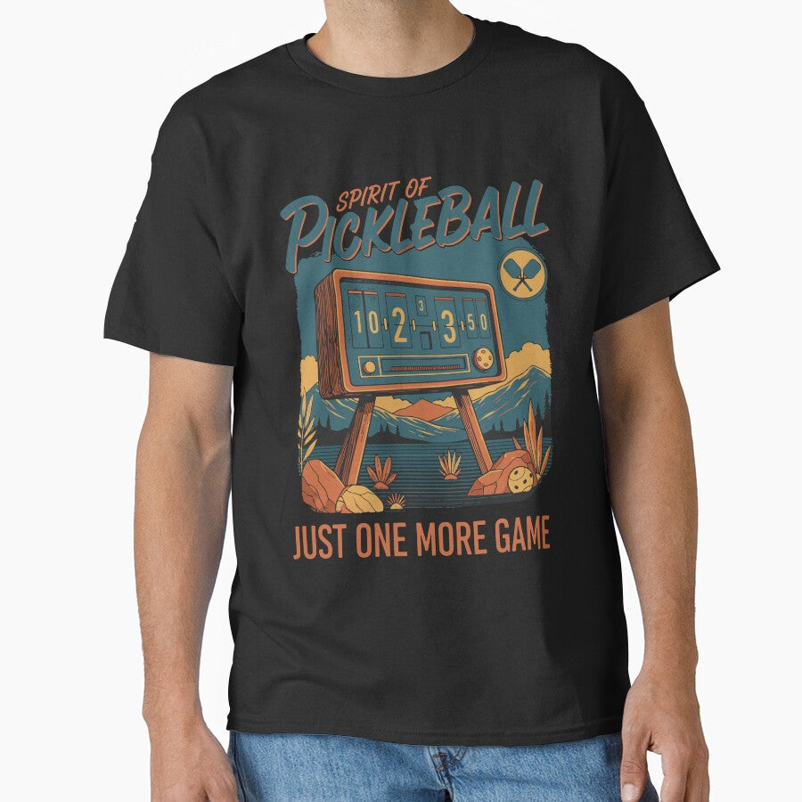 Pickleball Spirit Of Pickleball One More Game by LuminOrb