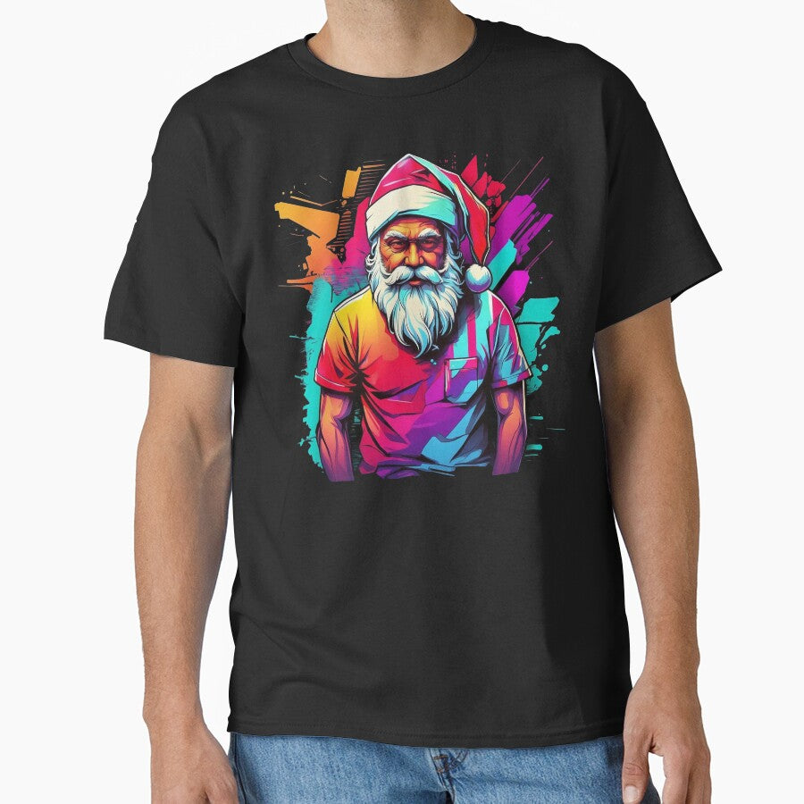 Joyful Jingles: A Colorful Santa Celebration on Christmas Day by WantStore