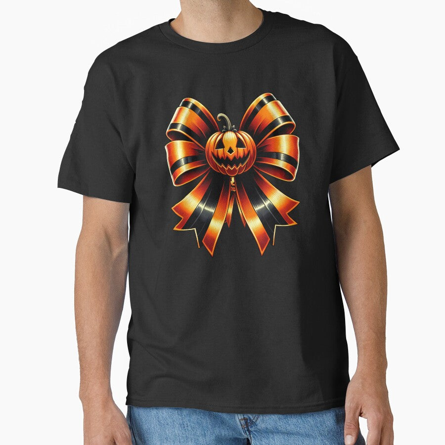 Halloween Orange and black Coquette Bow by ABMO-store