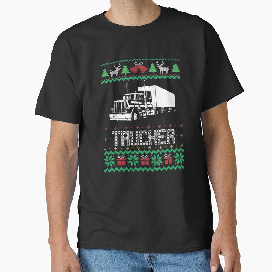 Trucker Ugly Christmas Gifts by ClamenTaon