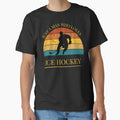 Ice hockey Just a Man Who Loves Ice hockey Retro Sunset by FreeMind-Design