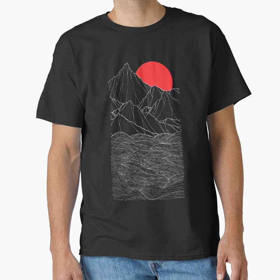 The red sun cliffs by Swadeillustrations Unisex