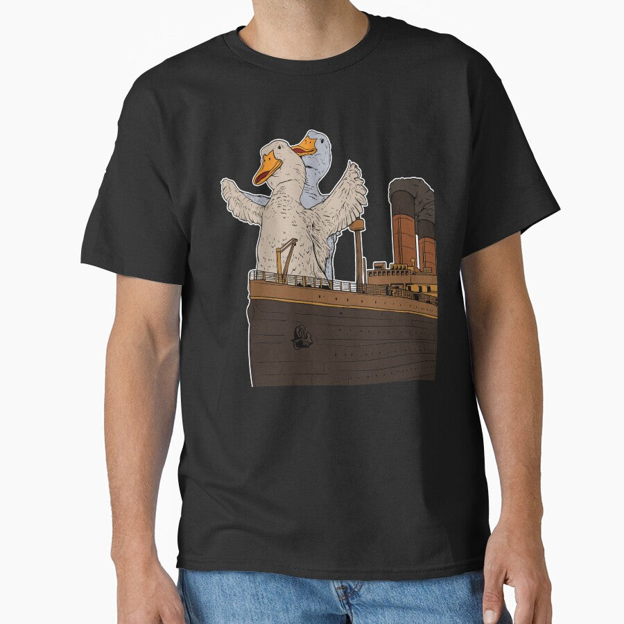 Funny Ducks Geese Pun Meme Men Women Funny Duck Goose by KsuAnn
