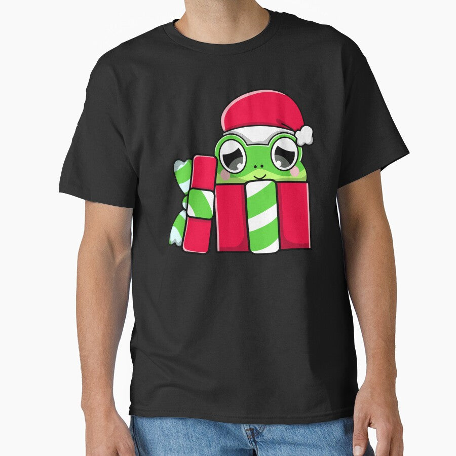 Cute Frog in Christmas Gift by eternallygifted