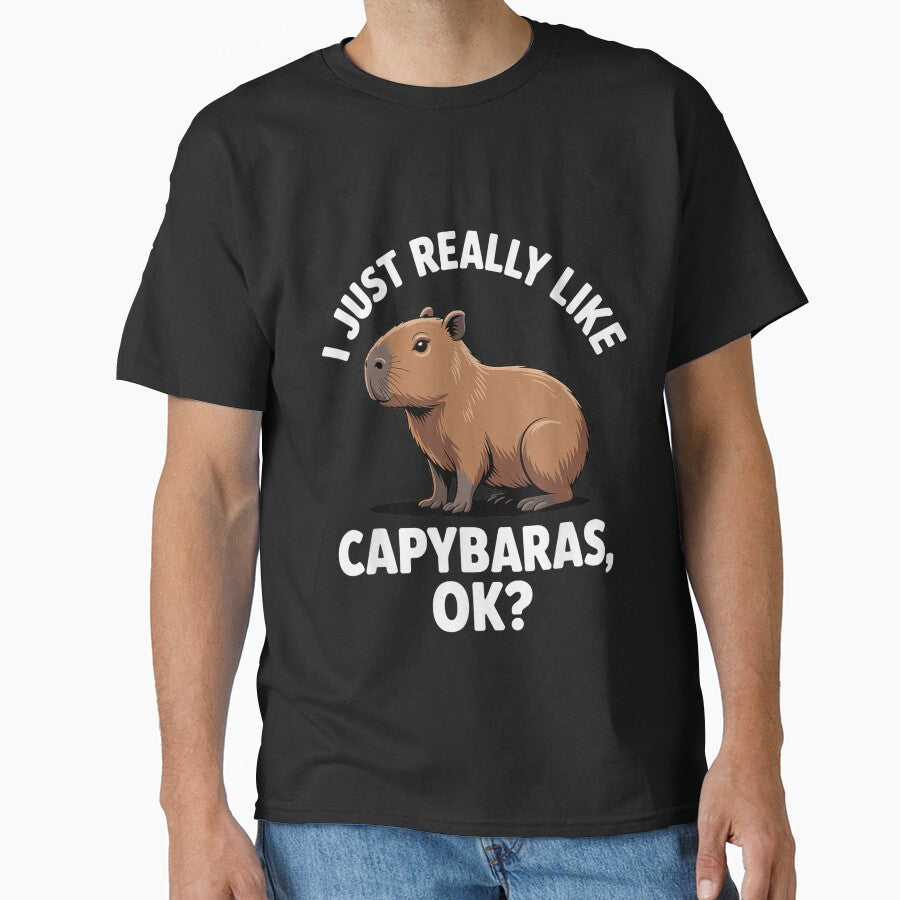 Funny Capybara Art for Men Women Kids Capy Rodent Capybara Art for Men Women Kids , Capybara Gift Lover by DZIRI NAJAT