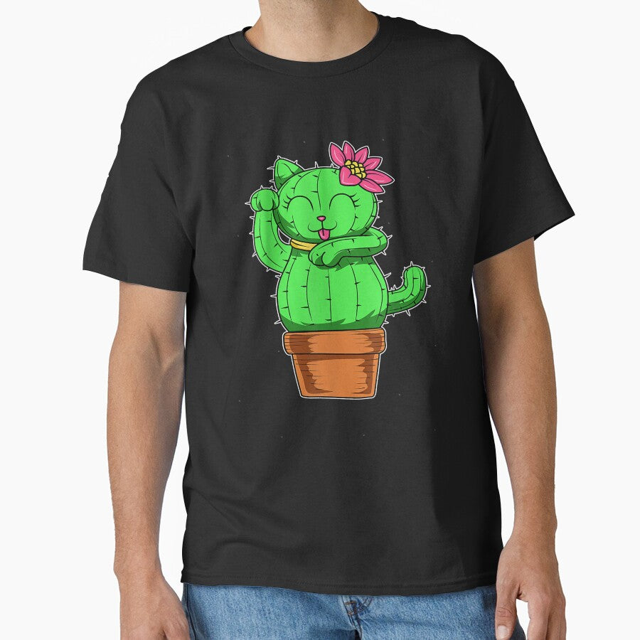 Cactus Cat Gardener Garden Cactacea Plante Succulente Cactus by BobaAndBearSvg