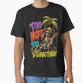 Vintage Skeleton Too Hot To Function Sticker by mo-carnival