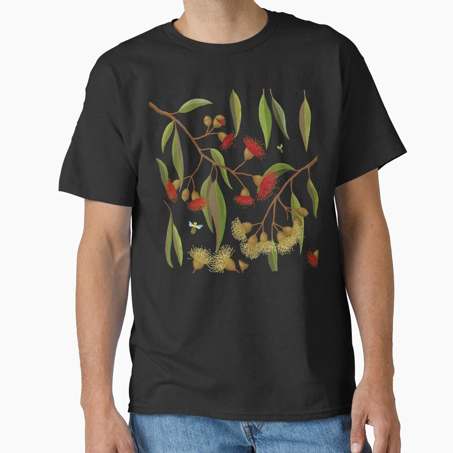 Gum Blossoms and Bees by Soozie Wray Unisex