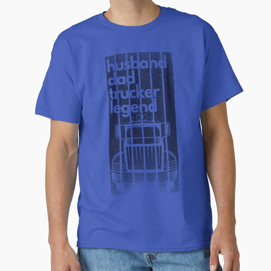 Husband Dad Trucker Legend For Dad To Day fathers day gifts by VectorPower