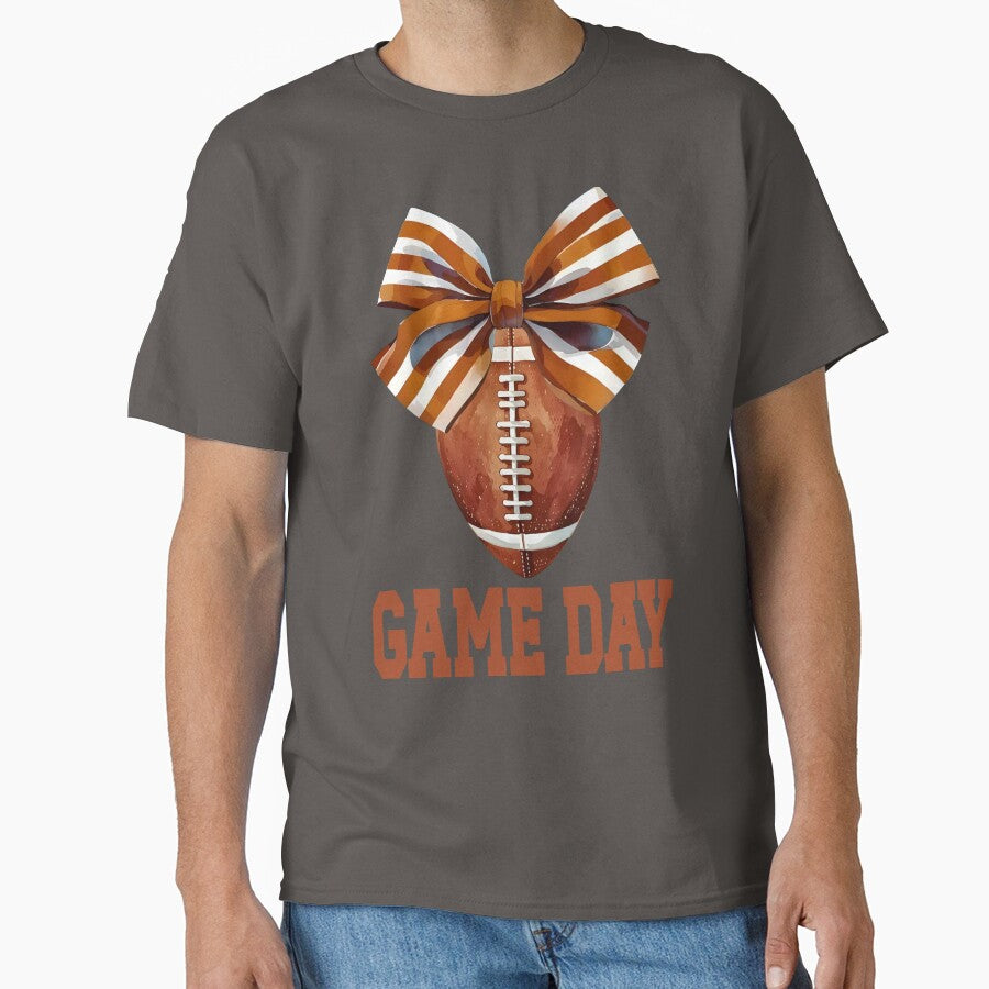 Game day American football coquette bow by Colorfulman