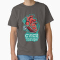 CVICU t-shirt - sticker. Cardiovascular Intensive Care Unit by Glenn Slingsby