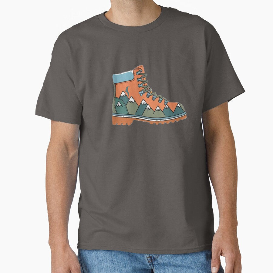 Hiking boot for hiking lovers by SzymonC000zyArt